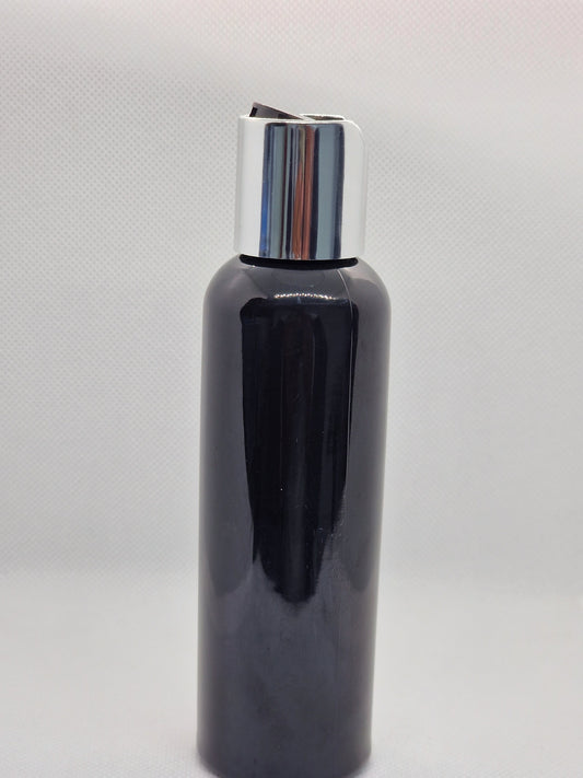 50ML TO 500ML PET BLACK BOTTLE WITH SILVER PRESS CAP CHINA