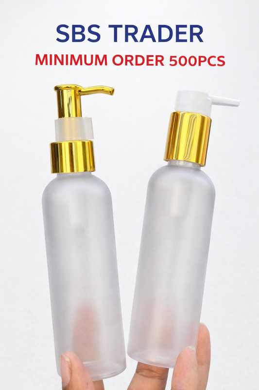 120ML PET BLACK MATTE BOTTLE WITH GOLDEN PUMP CHINA