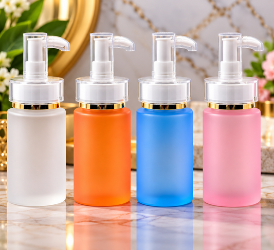 120ML PET COLOUR BOTTLE WITH BIG PUMP CHINA