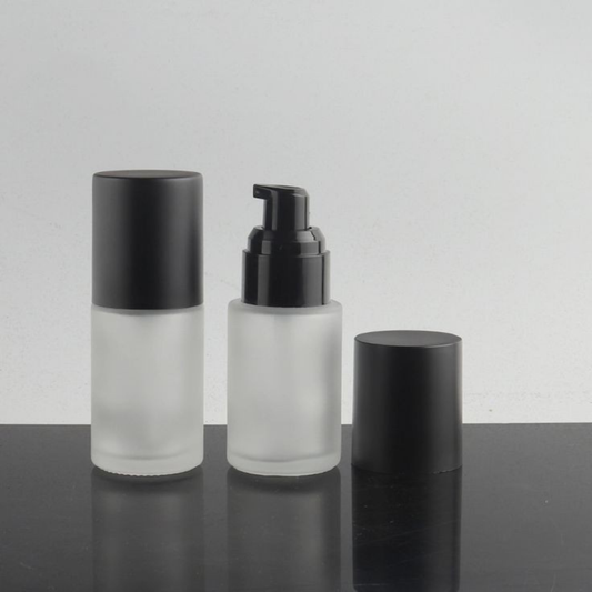 Premium Frosted Glass Serum Bottle
