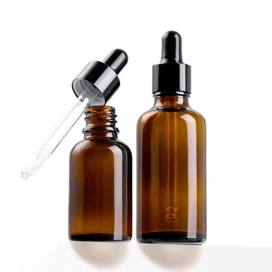 Premium Amber Glass Dropper Bottle