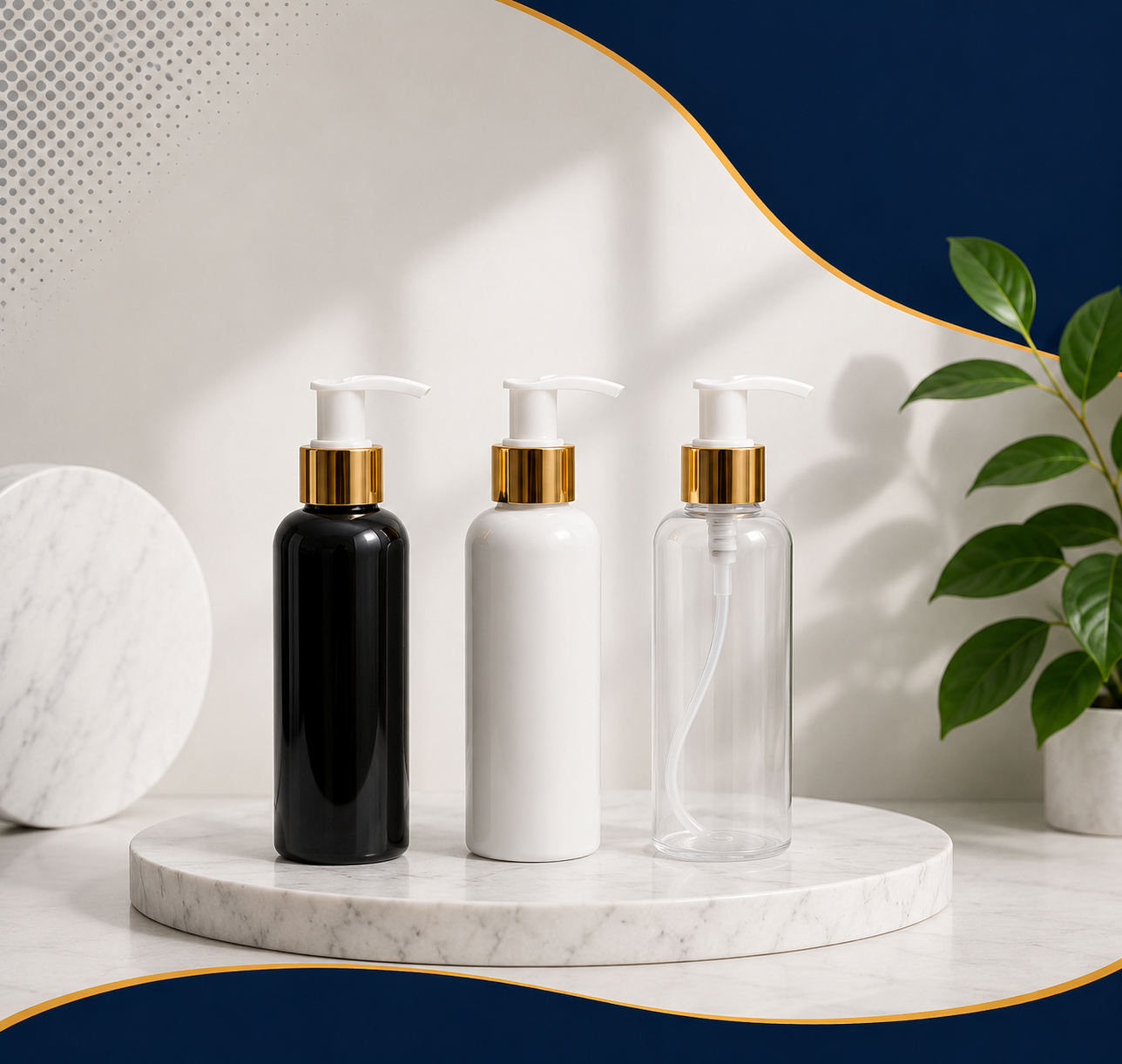 Hair & Body Care Empty Bottles