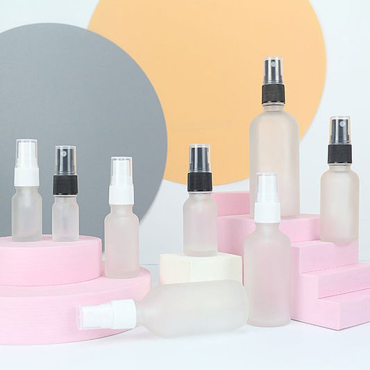 CHINA GLASS FROST MIST PUMP BOTTLE