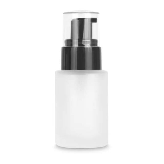 30ML ROUND FLAT FROST SERUM BOTTLE CHINA