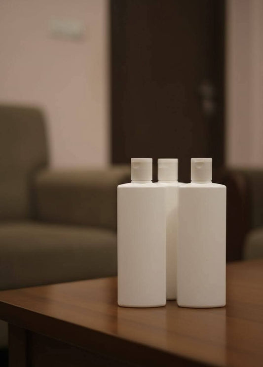 500ML SQUARE WHITE PP BOTTLE WITH FILP TOP CAP