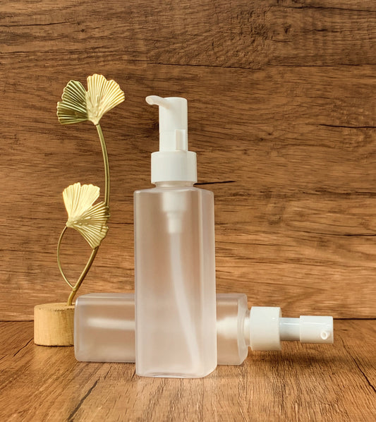 100ML TO 250ML PET FROSTED BOTTLE WITH M4 PUMP WHITE CHINA