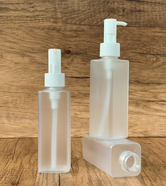 100ML TO 250ML PET FROSTED BOTTLE WITH M4 PUMP WHITE CHINA