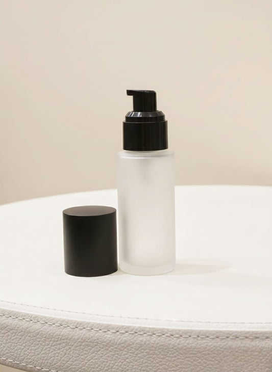 30ML & 50ML FND FROSTED GLASS PUMP BOTTLE