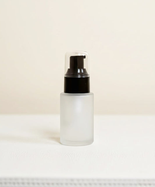 30ML ROUND FLAT GLASS SERUM BOTTLE CHINA
