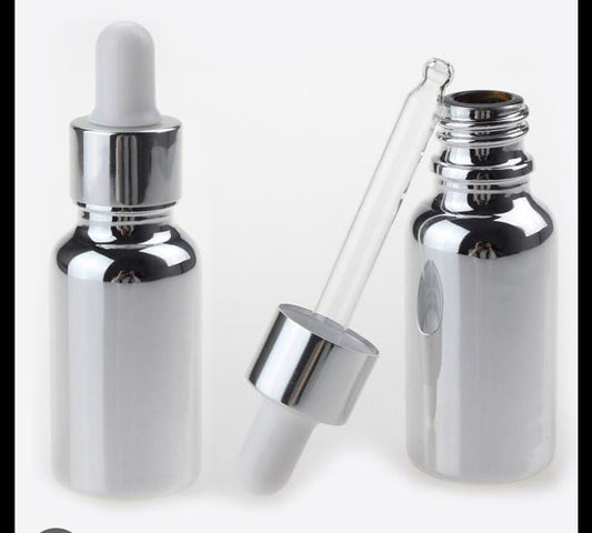 15ML SILVER GLASS DROPPER BOTTLE CHINA