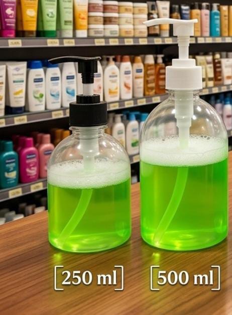 250Ml 500Ml Pet Round Bottle With China Pump