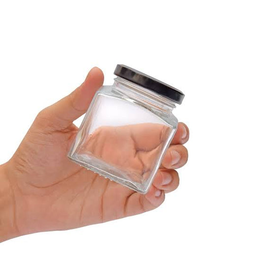 250ML & 500ML SQUARE GLASS FOOD JAR