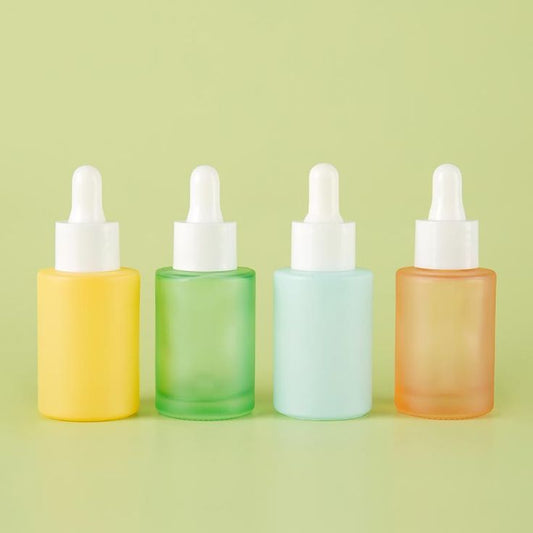30ML ROUND FLAT GLASS DROPPER BOTTLE CHINA