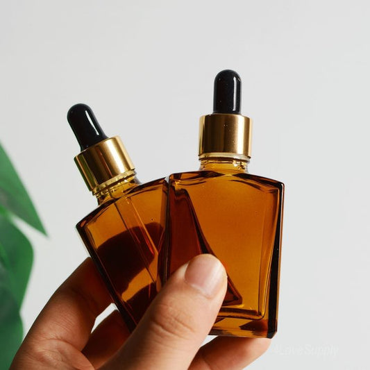 30ML SQUARE GLASS DROPPER BOTTLE CHINA