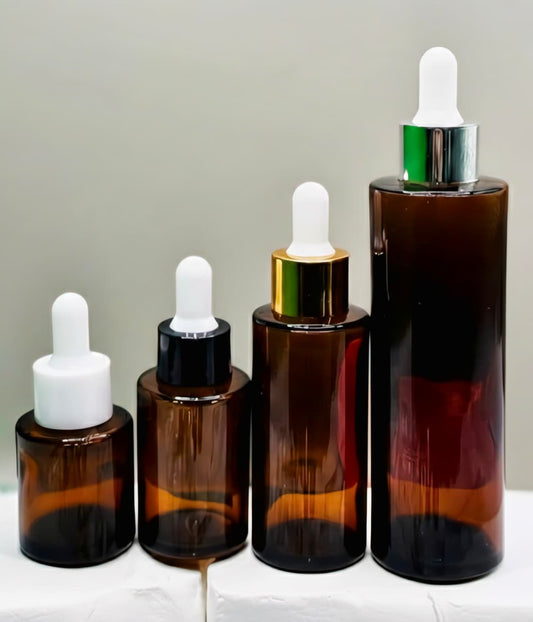 20ML 30ML 50ML & 100ML ROUND FND GLASS DROPPER BOTTLE CHINA