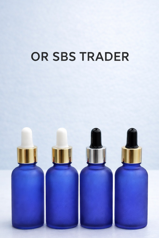 30Ml Blue Glass Dropper Bottle China