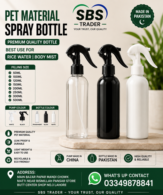 ROUND PET BOTTLE WITH MOUSE TRIGGER PUMP CHINA