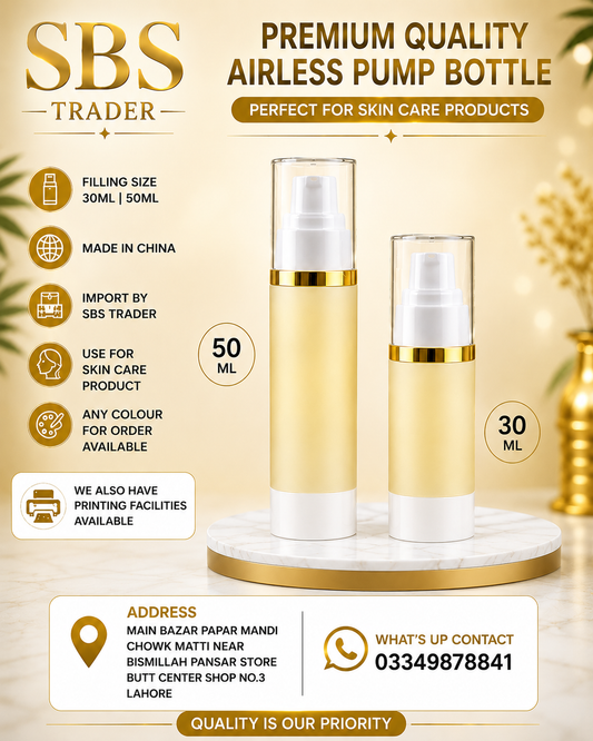30Ml & 50Ml Acrylic Airless Bottle China