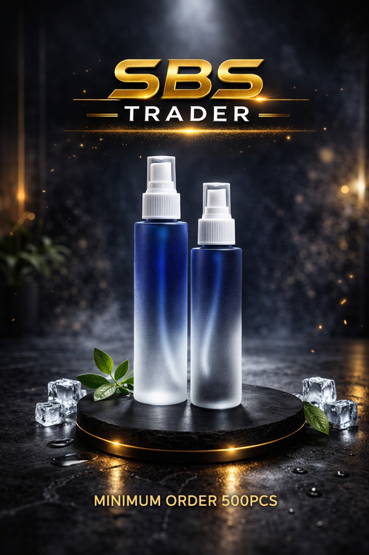 100ML & 200ML ROUND PET COLOUR FROSTED BOTTLE WITH MIST PUMP CHINA